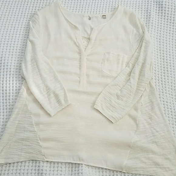 Anthropologie Tops - Anthropologie knitted & knotted 3/4 top